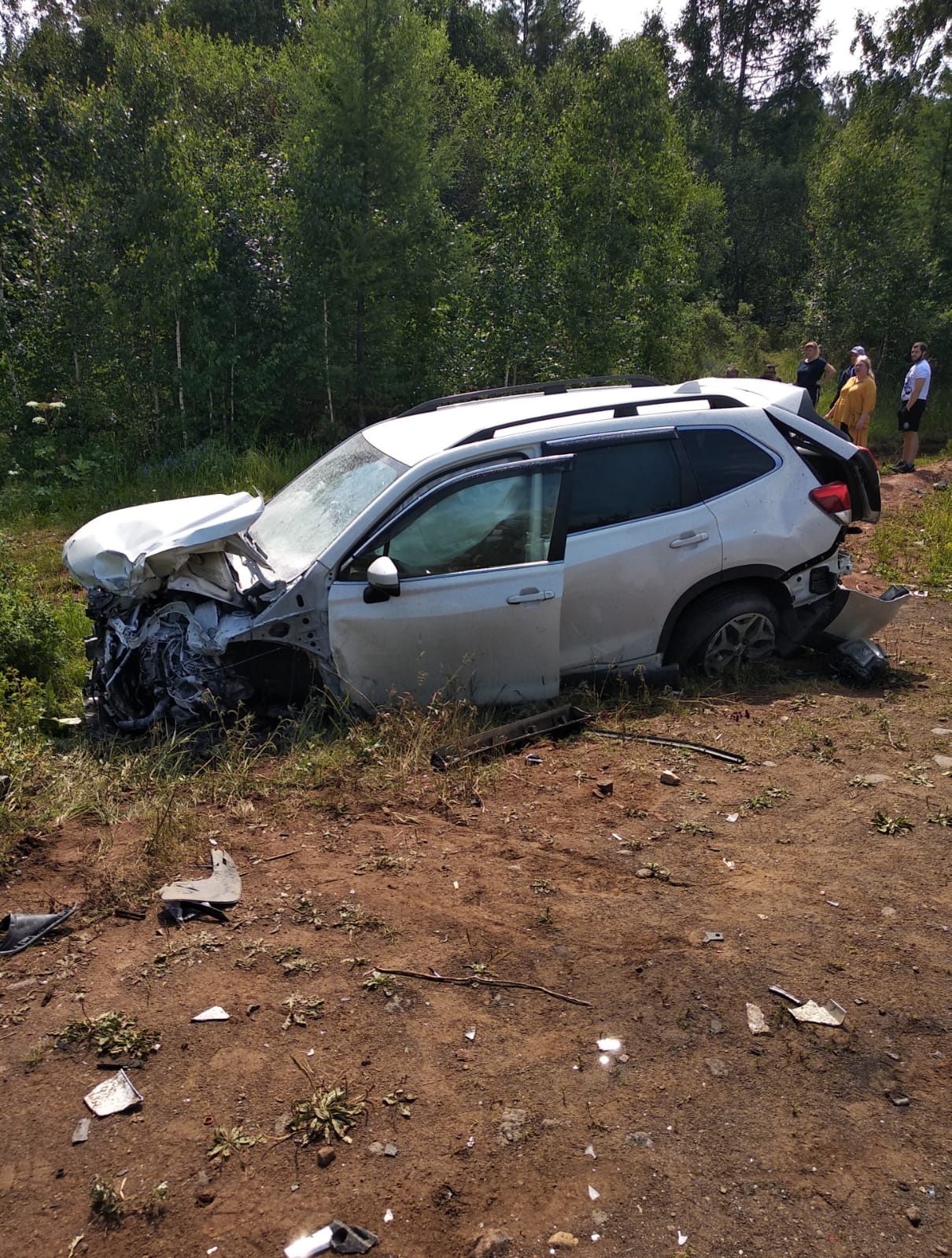 Два человека пострадали в ДТП с участием трёх автомобилей недалеко от  Порожского